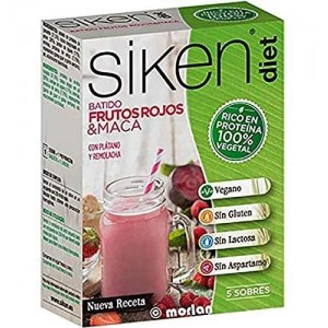 Sikendiet Proteina Vegetal Batido - Frutos Rojos & Maca (5 Sobres)