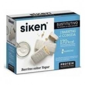 Siken Barritas Sustitutivas Sabor Yogur, 8 Uds