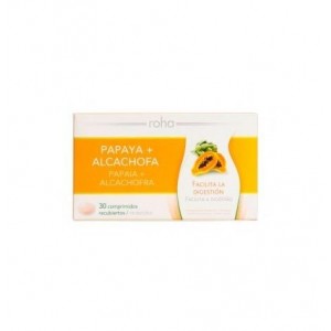 Roha Papaya + Alcachofa Comprimidos Recubiertos (30 Comprimidos)