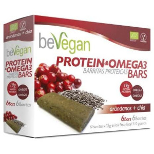 Barritas Proteicas-Antiox Arandano+Chia 6Uds. Bio Vegan