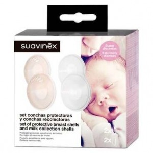 Suavinex Set De Conchas Protectoras Y Conchas Recolectoras Lactancia