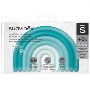 Suavinex Mordedor De Silicona Etapa 1, 1 Unidad