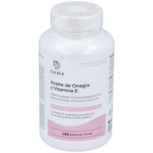 Dama Aceite De Onagra Y Vitamina E 180 Perlas