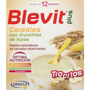 Blevit Plus Cereales Y Crunchies De Fruta (1 Envase 600 G)