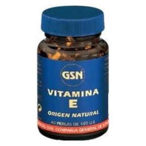 Gsn Vitamina E Natural 40Perlas