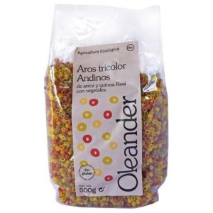 Oleander Pistones Aros Tricolor Andinos Sin Gluten 500G