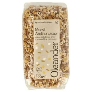 Oleanders Muesli Andino Arroz Quinoa Cacao 200G