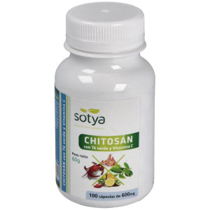 Sotya Chitosán + Té Verde + Vitamina C 600Mg 100Cáps