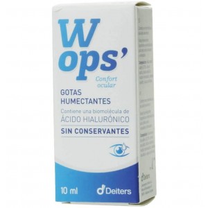 Wops Confort Ocular Gotas Humectantes Sin Conservantes Con Acido Hialuronico (1 Envase 10 Ml)