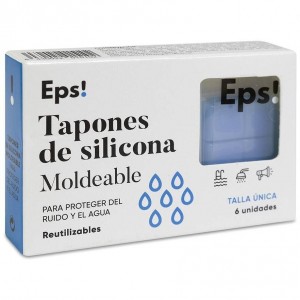 Deiters Teps! Tapón De Silicona Moldeable, 6 Unidades