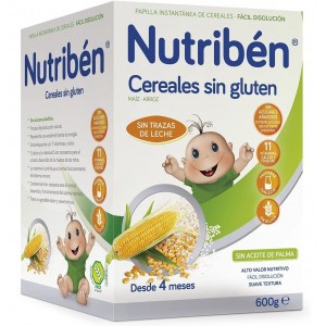 Nutriben Cereales Sin Gluten Papilla, 600 G. - Alter