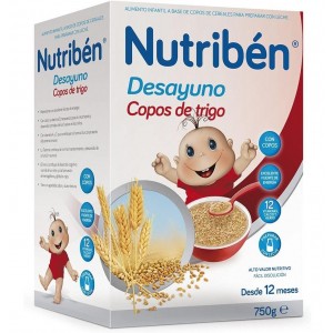 Nutriben Desayuno Copos De Trigo, 750 G. - Alter