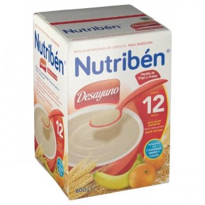 Nutriben Desayuno Papilla De Trigo Con Fruta, 600 G. - Alter