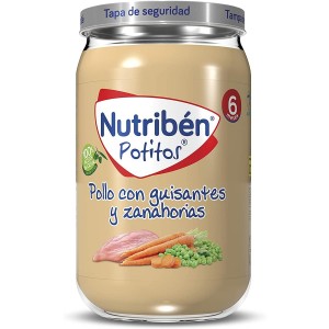 Nutriben Pollo Con Guisantes Y Zanahorias. - Alter