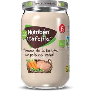 Nutriben Ecopotitos Verduras De La Huerta - Con Pollo Del Corral. - Alter