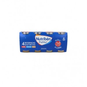 Nutriben Potitos Variados, 4 Envases Pack. - Alter