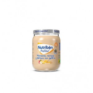 Nutriben Potitos Platano Naranja Y Galleta, 2 Envases.  -Alter