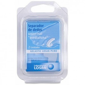 Gelastic Separadores De Dedos Media Luna Talla S, 2 Uds