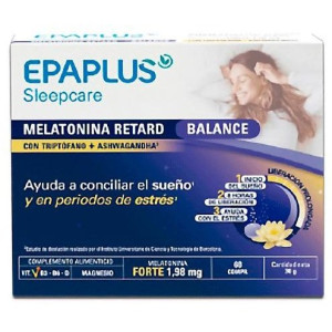 Peroxfarma Epaplus Sleepcare Melatonin Retard Balance 60 Comprimidos