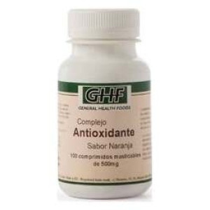 Ghf Antioxidante Vitamina C_ E Y Selenio Sabor Naranja 100Comp