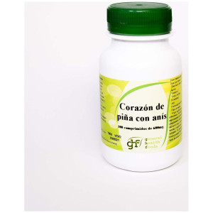 Ghf Corazón De Piña 600Mg 100 Comprimidos Masticables