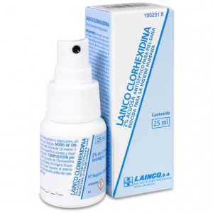 Lainco Clorhexidina 2 % Acuosa Spray 25Ml
