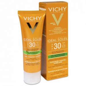 Vichy Idéal Soleil Cuidado Protector Anti-Imperfecciones 3 En 1 Spf30+ 50Ml