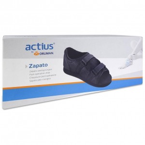 Orliman Actius Zapato Post-Operatorio Acp901 Negro T-4 1Ud
