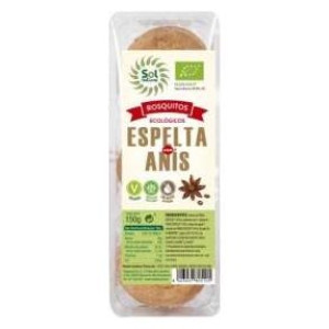 Solnatural Rosquitos Espelta Anis Bio 150G