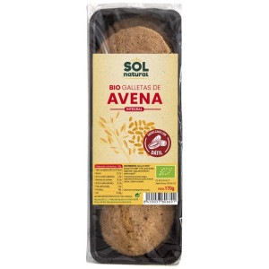 Solnatural Galleta Avena Endulzada Dátiles Bio 170G