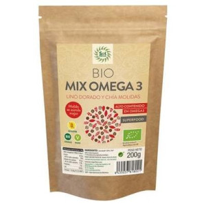 Solnatural Mix Omega 3 Lino Chía Molida Bio 200G