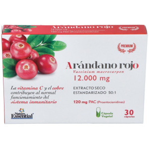 Arandano Rojo (Ext Seco 120 Proantocianidas) 30Cap