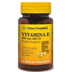 Nature Essential Vitamina E-400 Ui Natural 60 Perlas