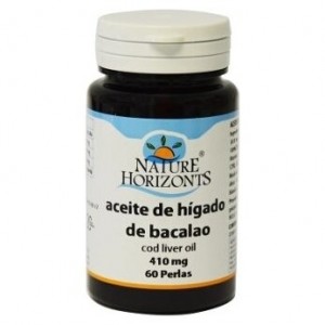 Nature Horizons Aceite Hígado Bacalao 410Mg 60 Perlas