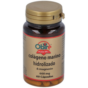 Obire Colágeno Marino Hidrolizado + Magnesio 60Cáps