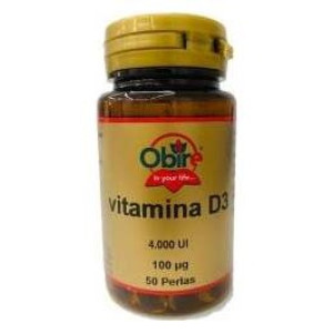 Obire Vitamina D3 100Mcg 4000 Ui 50Caps