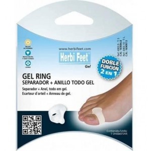 Gel Ring Separador Con Anillo - Herbi Feet Todo Gel (T S 1 Unidad)