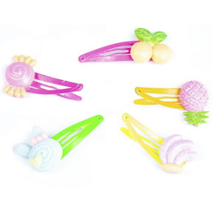 Clips Con Adornos De Frutas 4,5 Cm 5 U