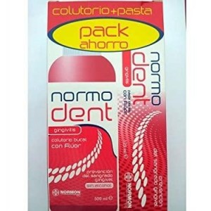Normodent Gingivitis Pack Colutorio/ Pasta (1 Envase 500 Ml + 1 Envase 125 Ml)