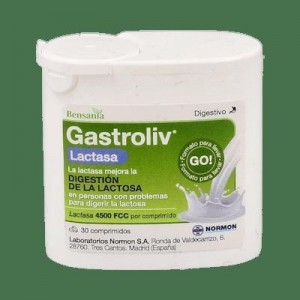 Normon Bensania Gastroliv Lactasa 30 Comprimidos