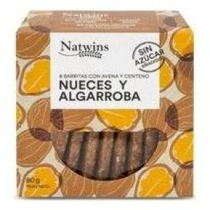 Natwins Barritas De Nueces Y Algarroba Bio 80G
