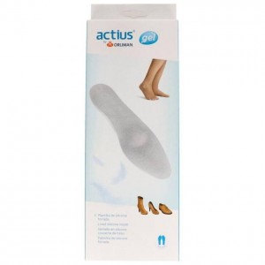 Orliman Feetpad Plantilla De Silicona Larga Con Apoyo Retrocapital Forrada Acp936 Talla 4 N° 43-44, 1 Par