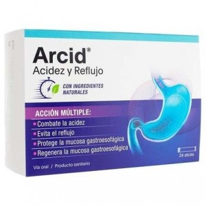 Arcid Acidez Y Reflujo 24 Sticks