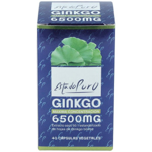 Ginkgo 6500Mg. 40Cap. Estado Puro