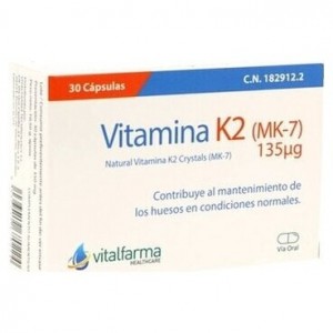Vitalfarma Vitamina K2 135 Mcg 30 Capsulas