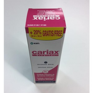 Cariax Gingival Enjuague Bucal (1 Envase 500 Ml + 1 Envase 100 Ml)