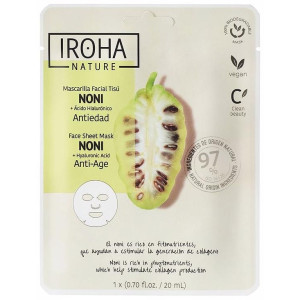 Iroha Nature Mascarilla Facial Tisú Antiedad Noni 20Ml