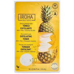 Iroha Nature Discos Tónico Exfoliante 10Uds