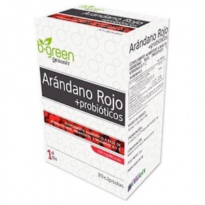 B Green Arandano Rojo Y Probiótico 30 Cápsulas