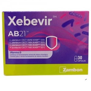 Zambón Xebevir Ab21 Con Vitamina D 30 Cápsulas